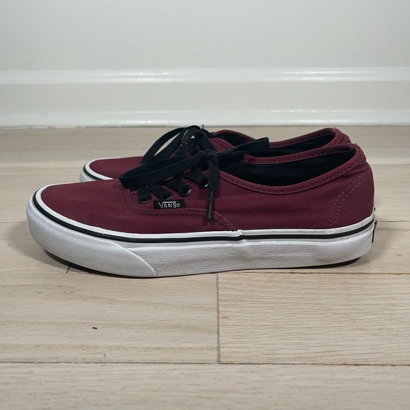 Unisex maroon vans womens size 6.5 mens size 5 like new condition - Picture 5 of 7